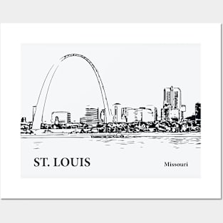 St. Louis - Missouri Posters and Art